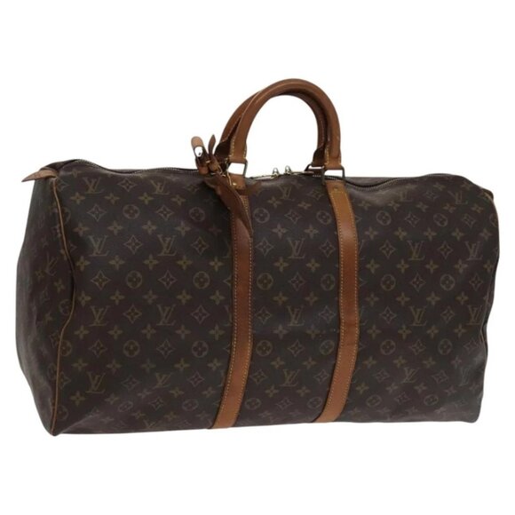 LOUIS VUITTON Monogram Keepall 55 Boston Bag - Picture 1 of 16